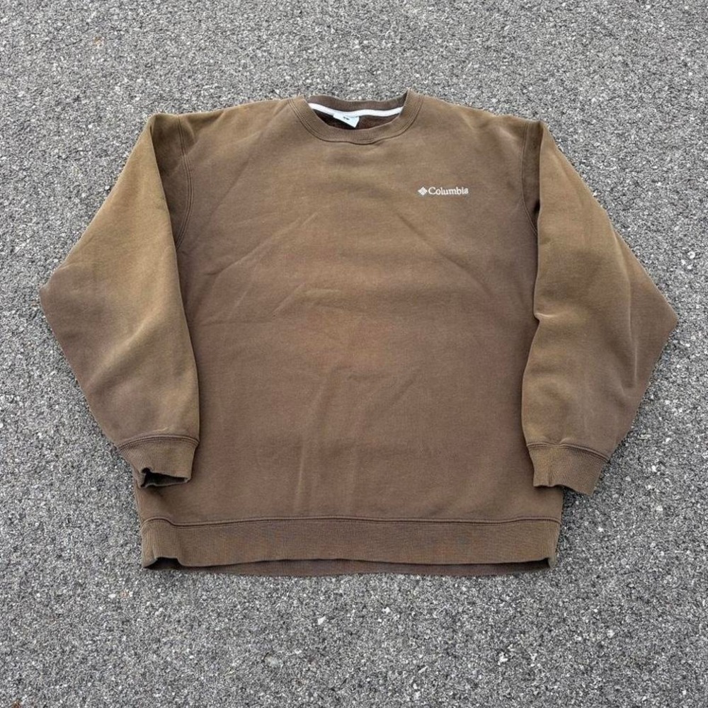 90s‎ columbia faded earthy crewneck